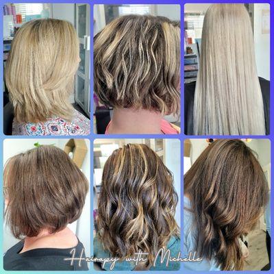 #blondehair #longhair #shorthair #womenshaircut #highlights #platinum #platinumcard #balayage #lowlights #brownhair  #swingbob #longlayers