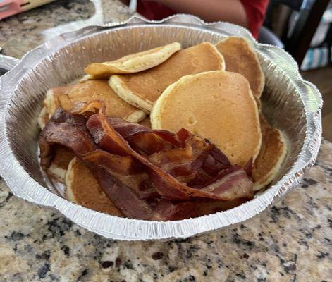 Pancakes with Bacon