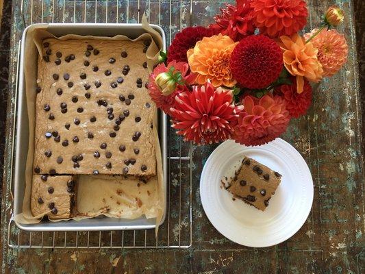 Flourless Peanut Butter Blondies