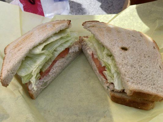 Tuna sandwich.