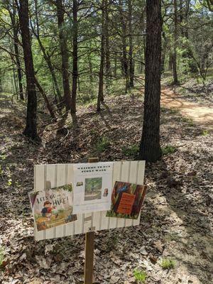 Storybook nature trail thanks to Fairfield library!