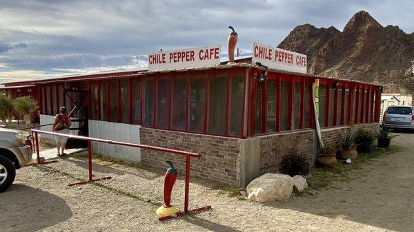 Serving breakfast and dinner to those lucky enough to find this Terlingua treasure.