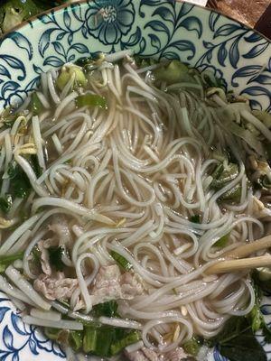 Pho with beef