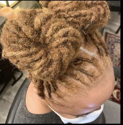 Loc Retwist + Style