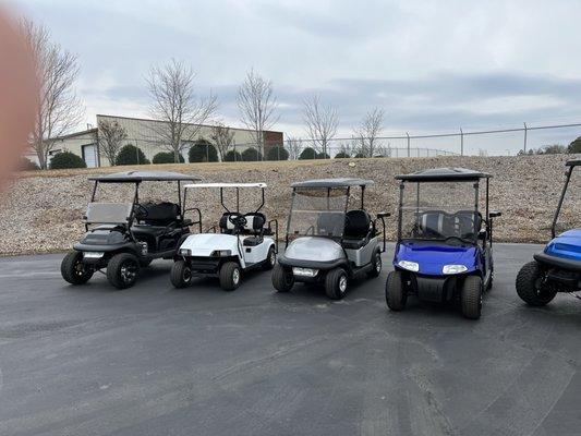 Kevin Reed Motorsports Custom Golf carts