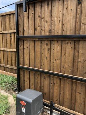 Sliding gate. Dallas