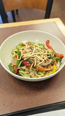 stir fry veggie bowl