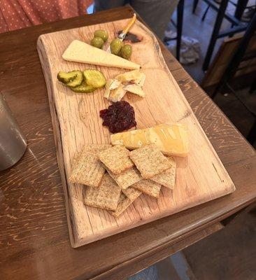 Cheese board.