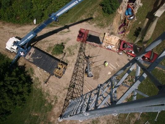 View from 100' Wind Tubine Tower