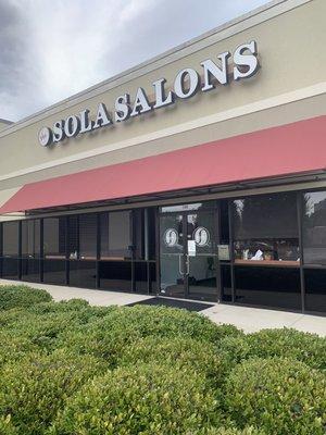 Located inside SOLA SALONS