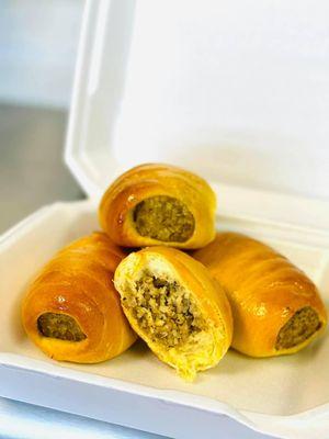 Spicy boudin kolaches