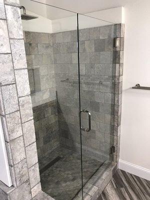 Heavy Glass Shower Door