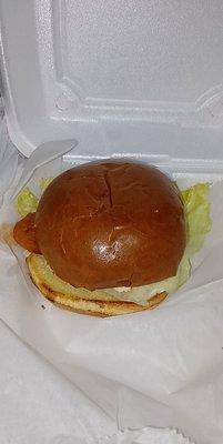 Buffalo chicken sandwich lettuce was super soggy