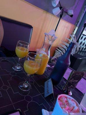 Mango Mimosas! Tasty!