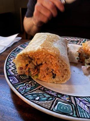 Buho Burrito with chicken