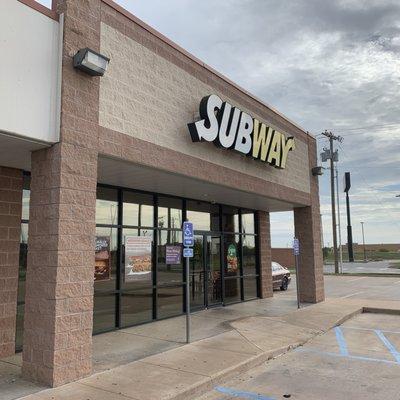 Front of Subway