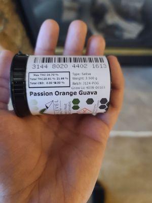 Passion orange guava strain