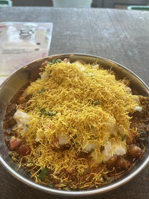 This is their samosa chaat