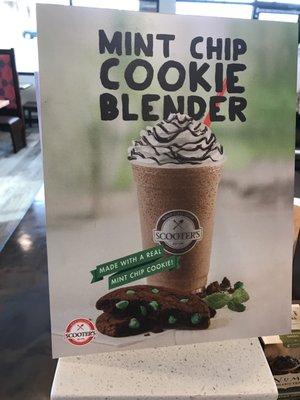 Mint chips cookie  blender Yes