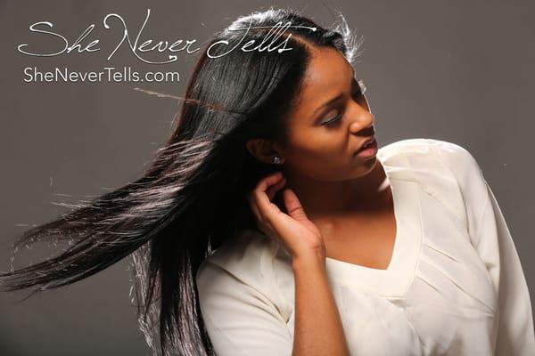 Partial Installation by Brittiny using She Never Tells Brazilian Straight Hair