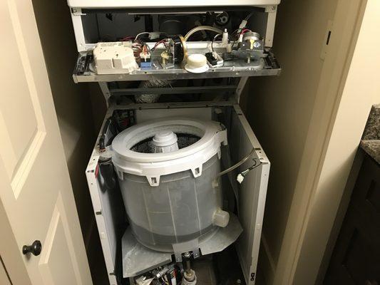 Frigidaire washer & dryer combo repair