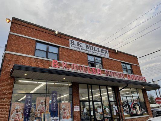 Exterior of BK Miller