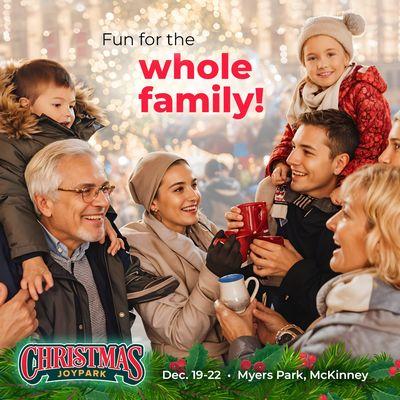 With something for everyone, bring mom, dad, gran, gramps, the kids, and even cousin Jim! Christmas is better when we celebrate together!