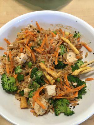 Teriyaki bowl mixed