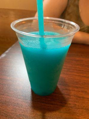 Blue raspberry frozen lemonade