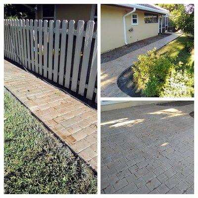 Stamped Concrete Brick Pattern