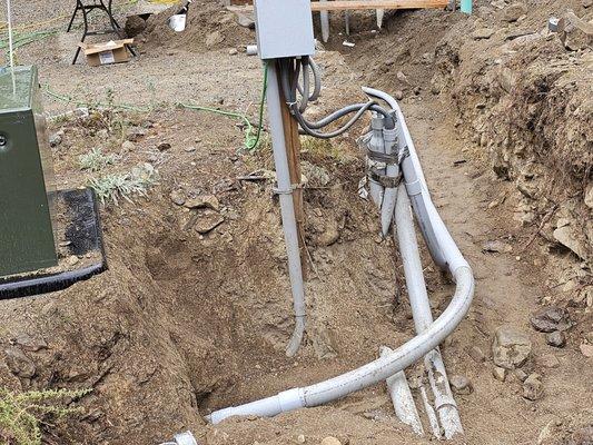 Underground work for Methow cabin