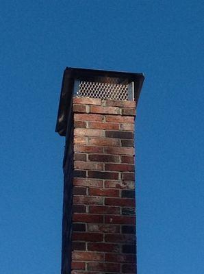 Chimney Cap installed