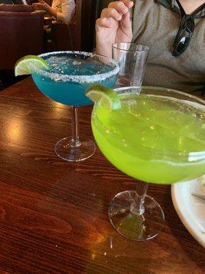 Blue & Melon Margaritas