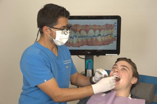 Dental examination with Dr. Akhavan, DDS