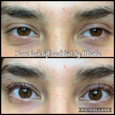 Yumi Keratin lash lift by Marta