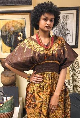 Empire styled dress from Nigeria