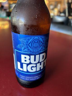 Bud Light! Ice cold.