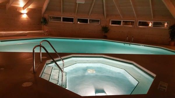 Indoor pool and Hot tub!