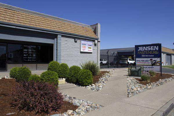 Outside view of Jensen Fasteners in Sacramento