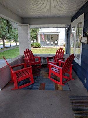 Front porch sitting area