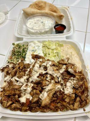 Chicken Shawarma Plate