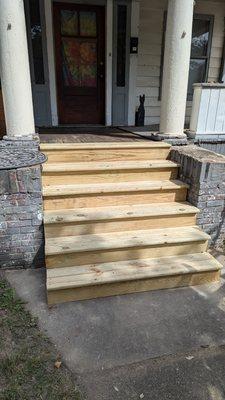 stair rebuild