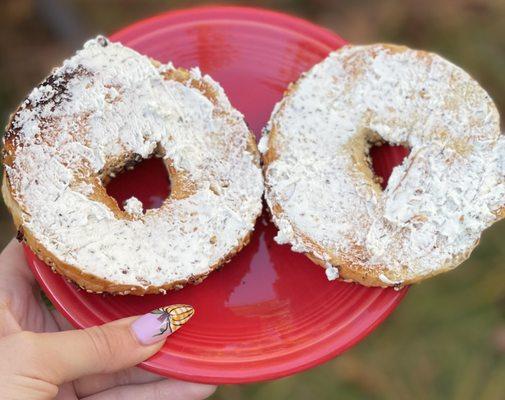 Garlic Dill on a everything bagel!