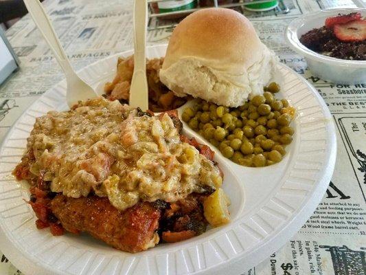 Baked catfish