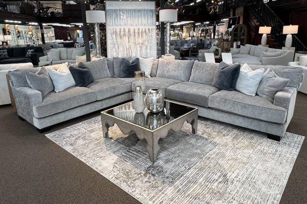 Shop Fabric Sectionals at Comeaux!