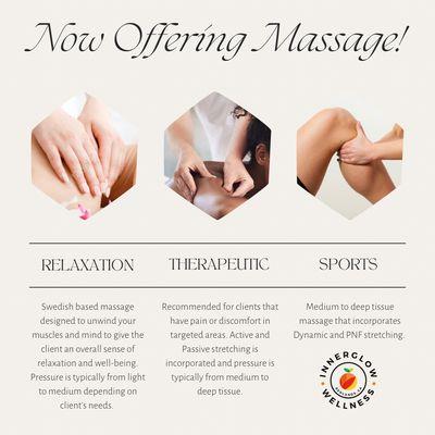 Massage services