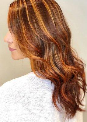 autumn balayage by Cameron