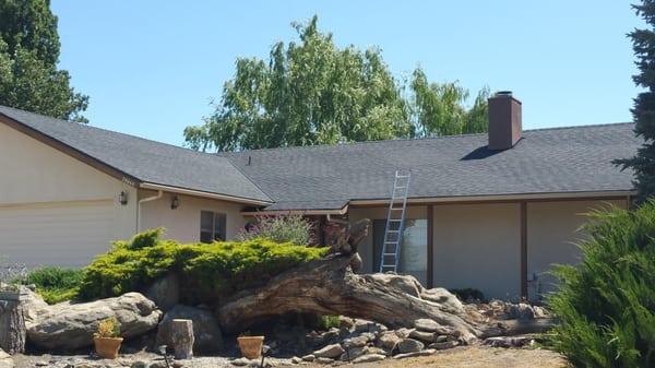 Installed new roof for customer up in Valley Springs