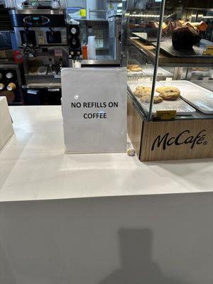 No refills