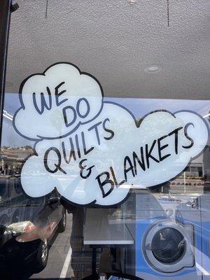 They do quilts and blankets!